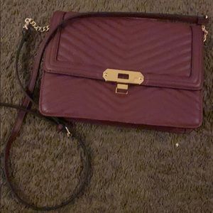 CrossBody Burgundy & Gold Purse